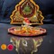 Ganesha Haldi Kumkum Holder Thali, Pooja Return Gift, Indian Housewarming Gifts, Shivratri, Wedding Favor, Navarathri Favors, Baby Shower